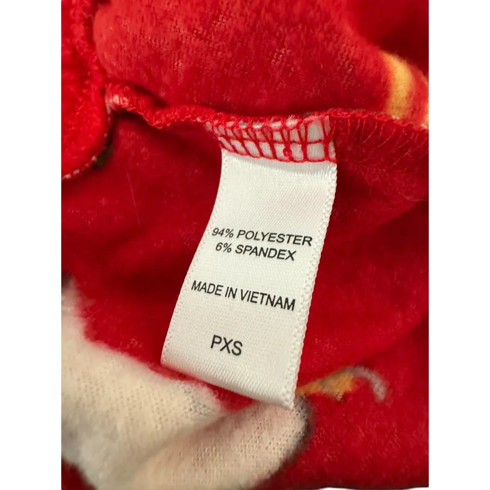 Cuddl Duds Fleecewear with Stretch Pajama Set Blk/RubyPenguin XS Petite - Image 10