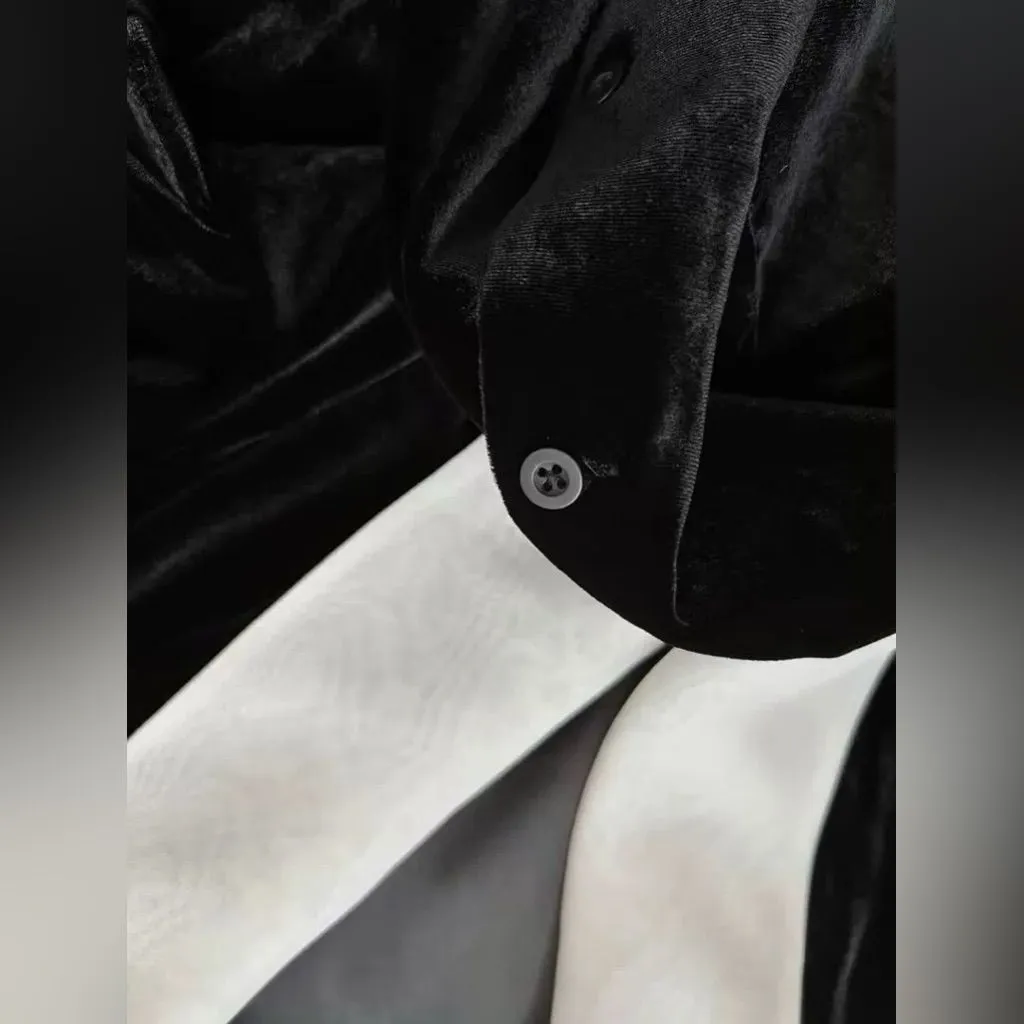 FRAME The Velvet Sailor Mini Dress 2 - Image 9