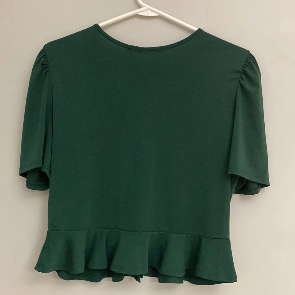 Liberty Love womens military green corset peplum style top size XL - Image 6