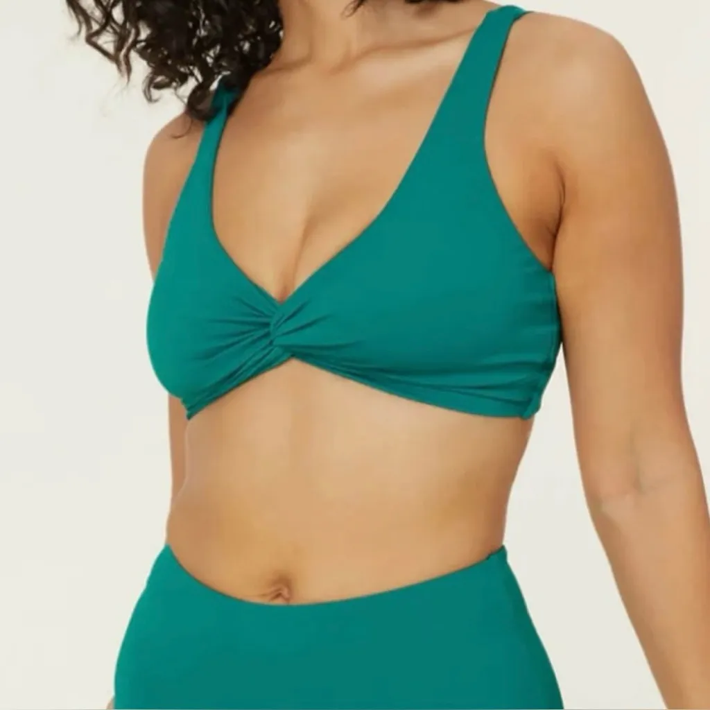 Andie Swim ‘The Portofino’ Bikini Top | Size Medium | Peacock | Rare Style - NWT - Image 5