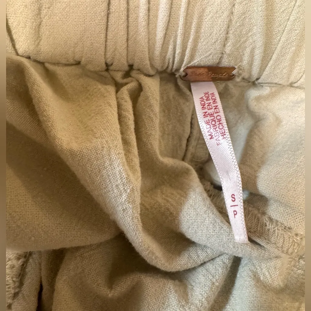 Free People Slouchy Balloon Barrel Pants Remi Style Size S Pull On Tapered - Image 4