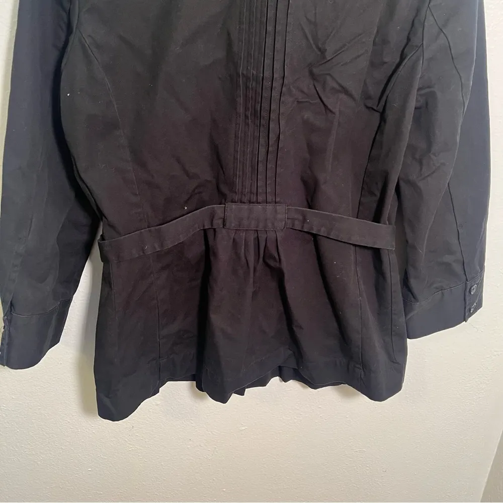 Vintage Lucky Brand Button Down Shirt Jacket Black M - Image 7