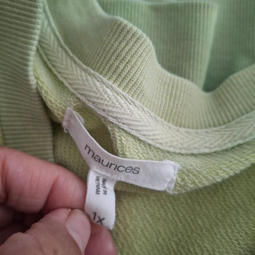 Maurices 1x Casual Light Green Sweatshirt for Women - Image 14