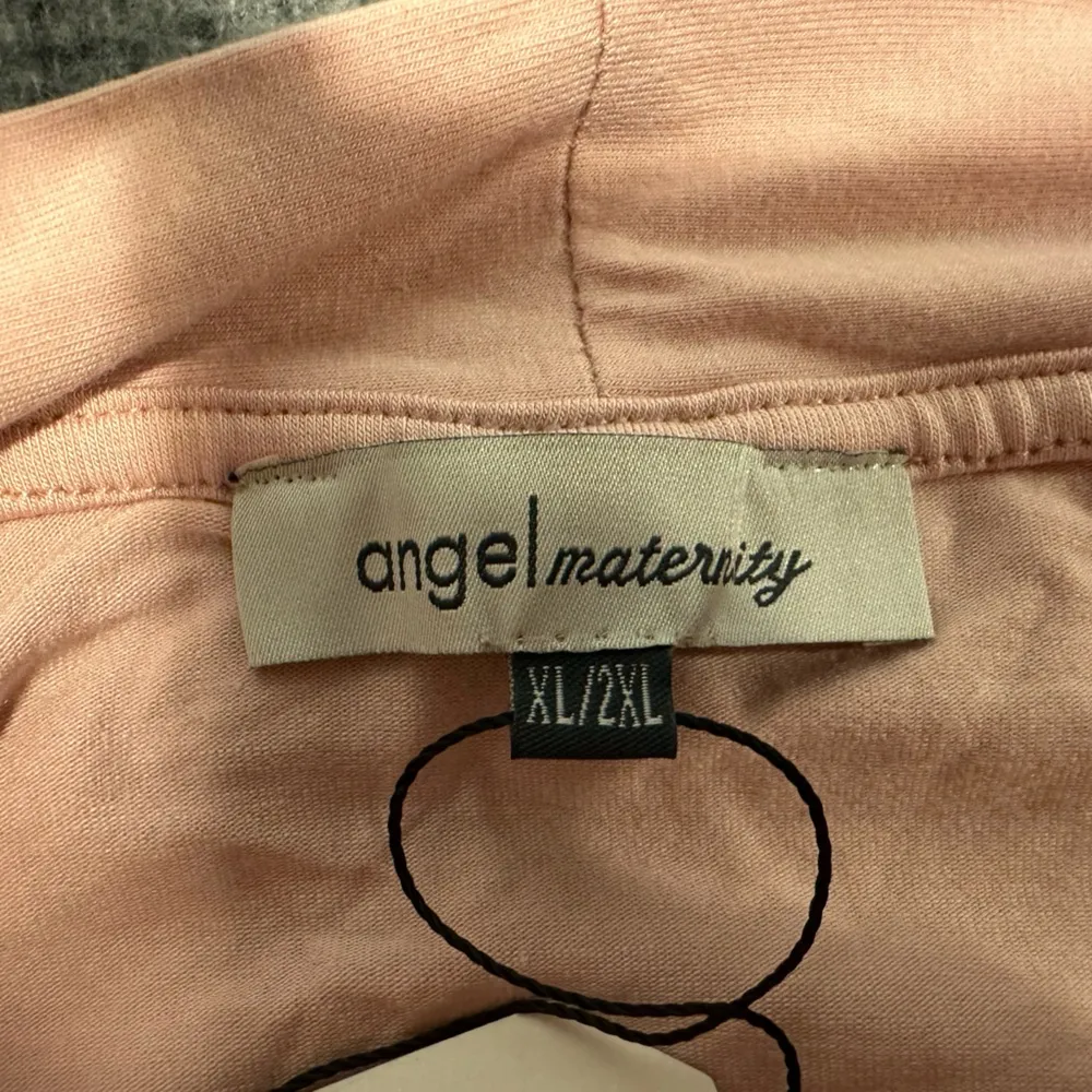 Angel Maternity Women’s Size XL/2XL Robe Pink Crochet NWT - Image 6