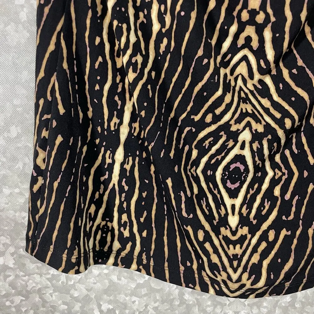 Kenneth Cole Women's Animal Print Mobwife Sleeveless Top - Size Medium - Metal - Image 4