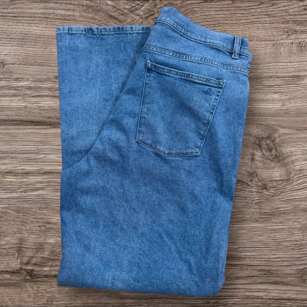 DL1961 Hepburn Wide Leg Jean in Reef | 34 x 29 (HEMMED) - Image 4