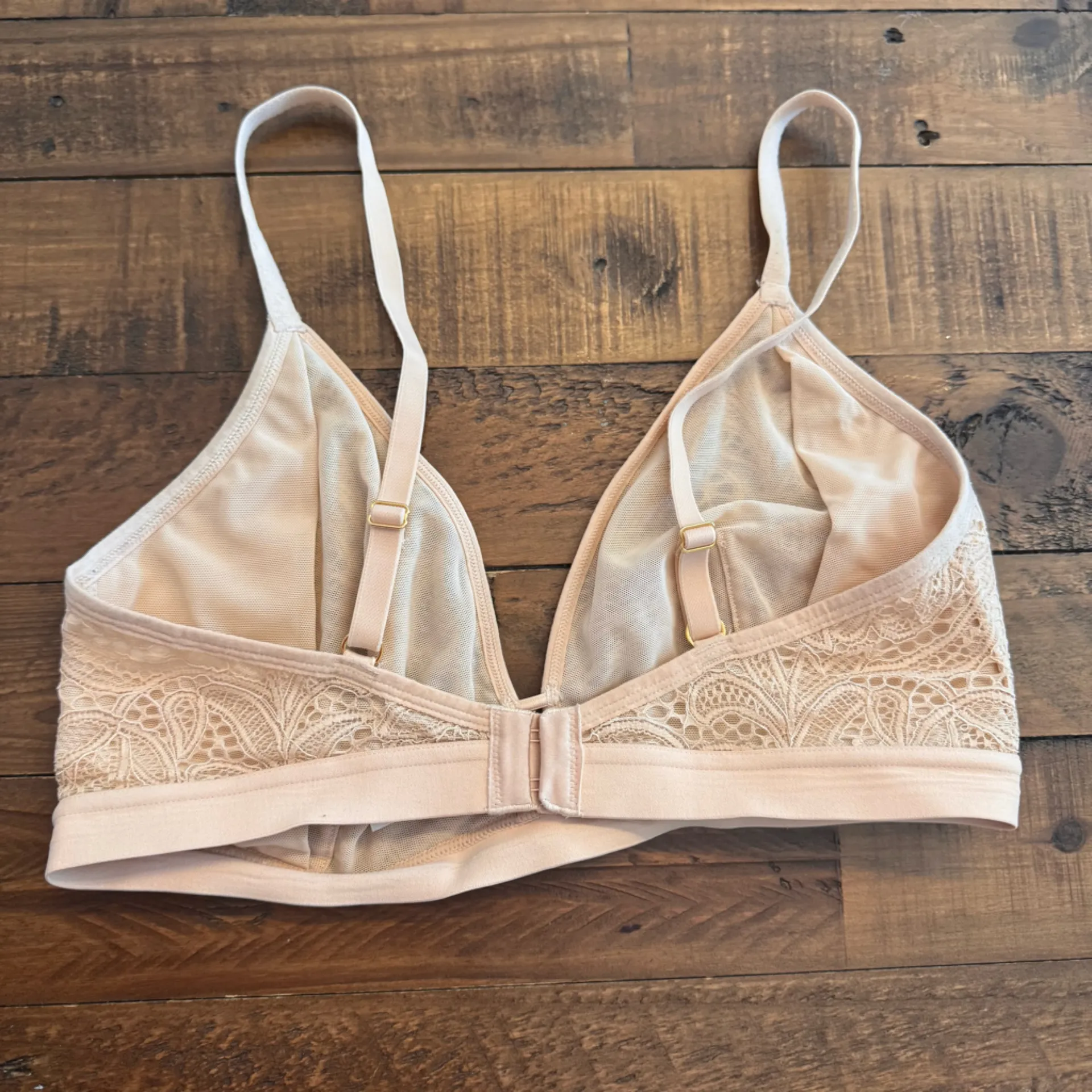 LIVELY Palm Lace‎ Busty Bralette Tan Size undefined - Image 4