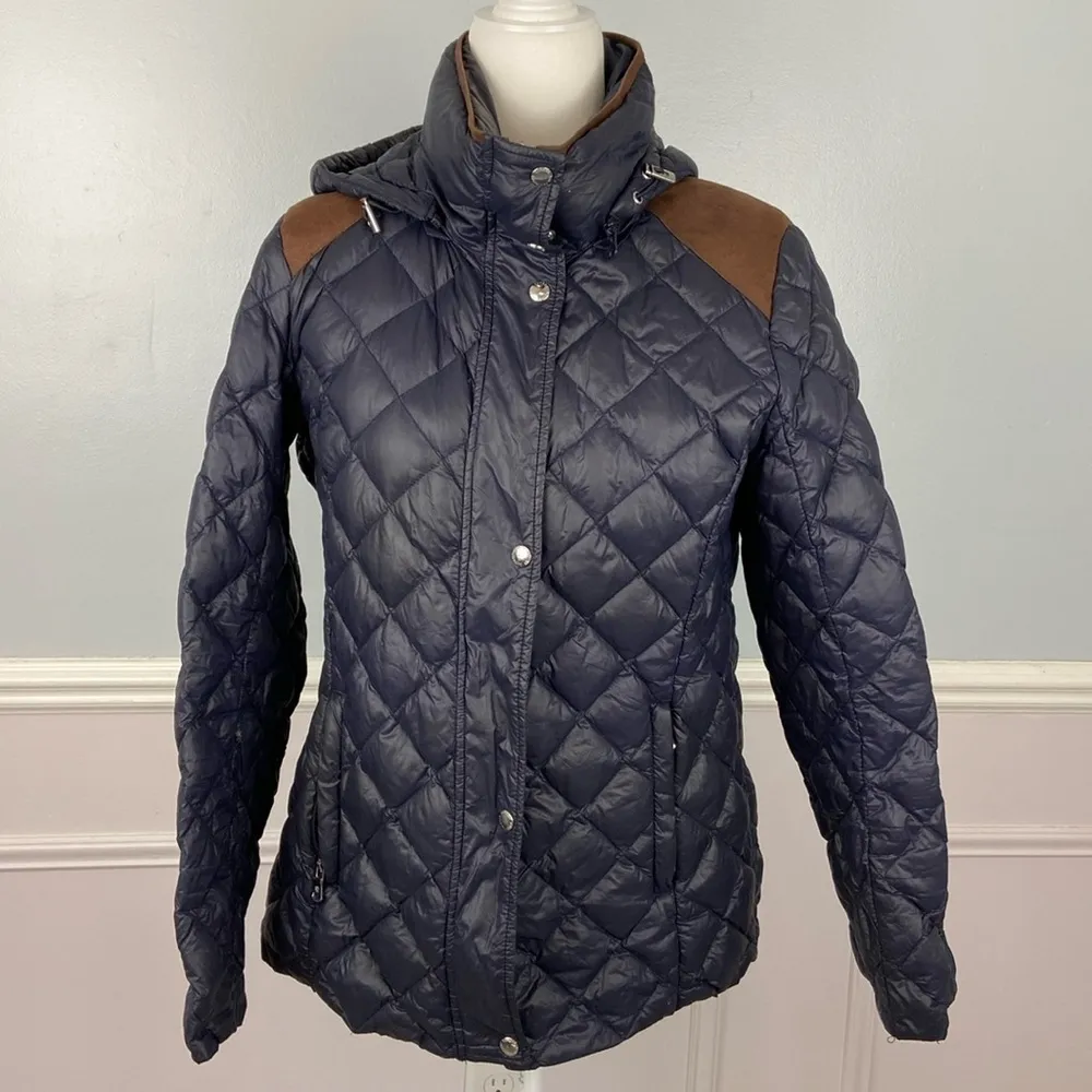 Ralph Lauren Small Iconic Puffer Down Jacket Polo RRL Hunting Coat Sz M Hooded, - Image 2
