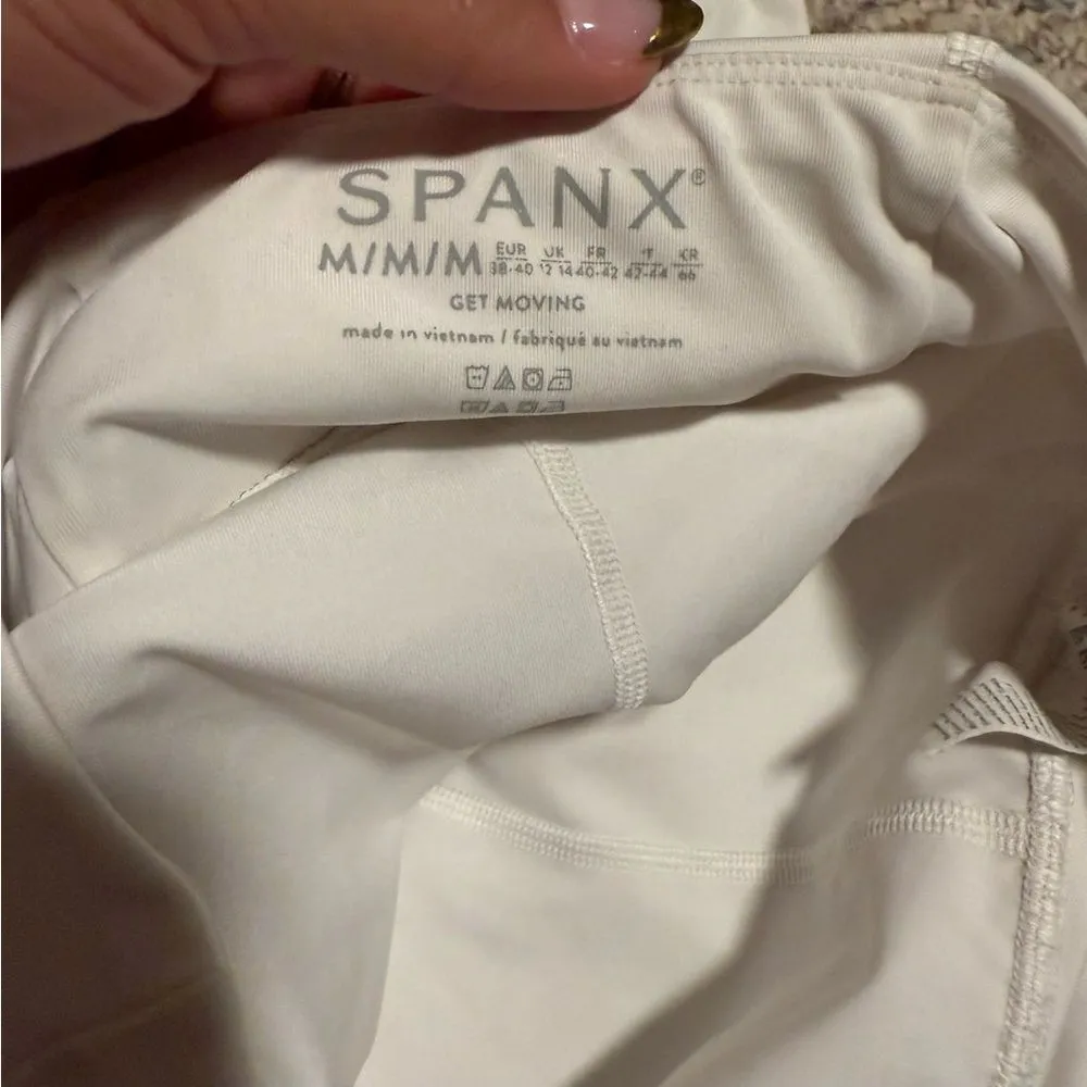 SPANX shape Get Moving 14" Skort‎ white Activewear Skort- Size Medium - Image 11