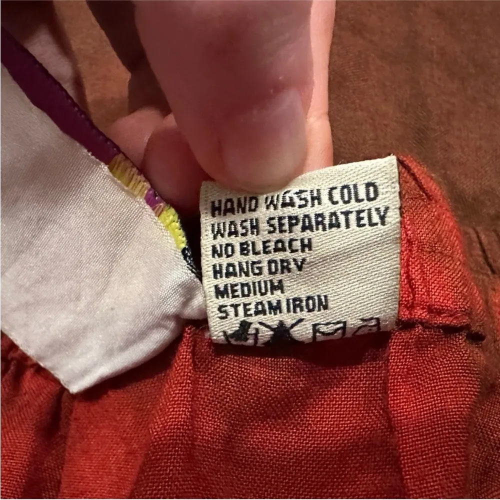 Original Anthony Burnt Orange/ Red Long Skirt Medium M - Image 5