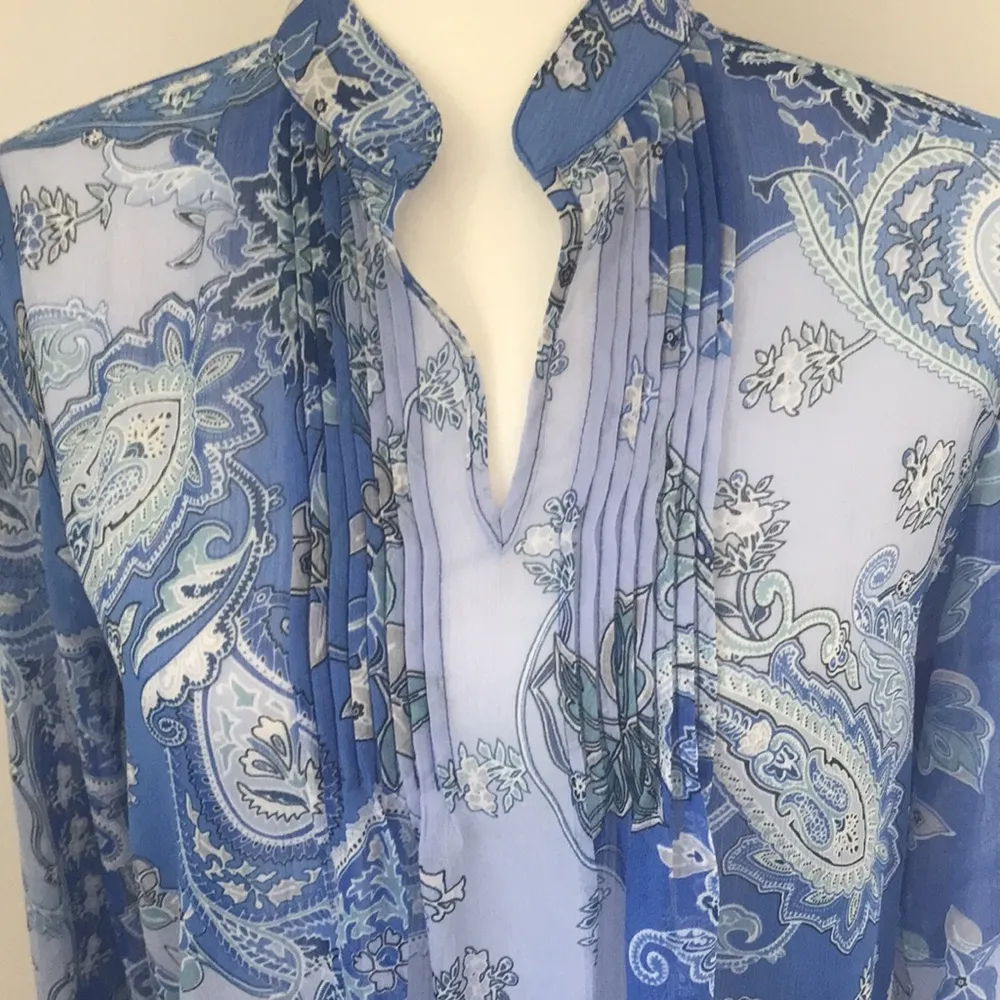 Susan Graver Blue Tunic sz S - Image 2