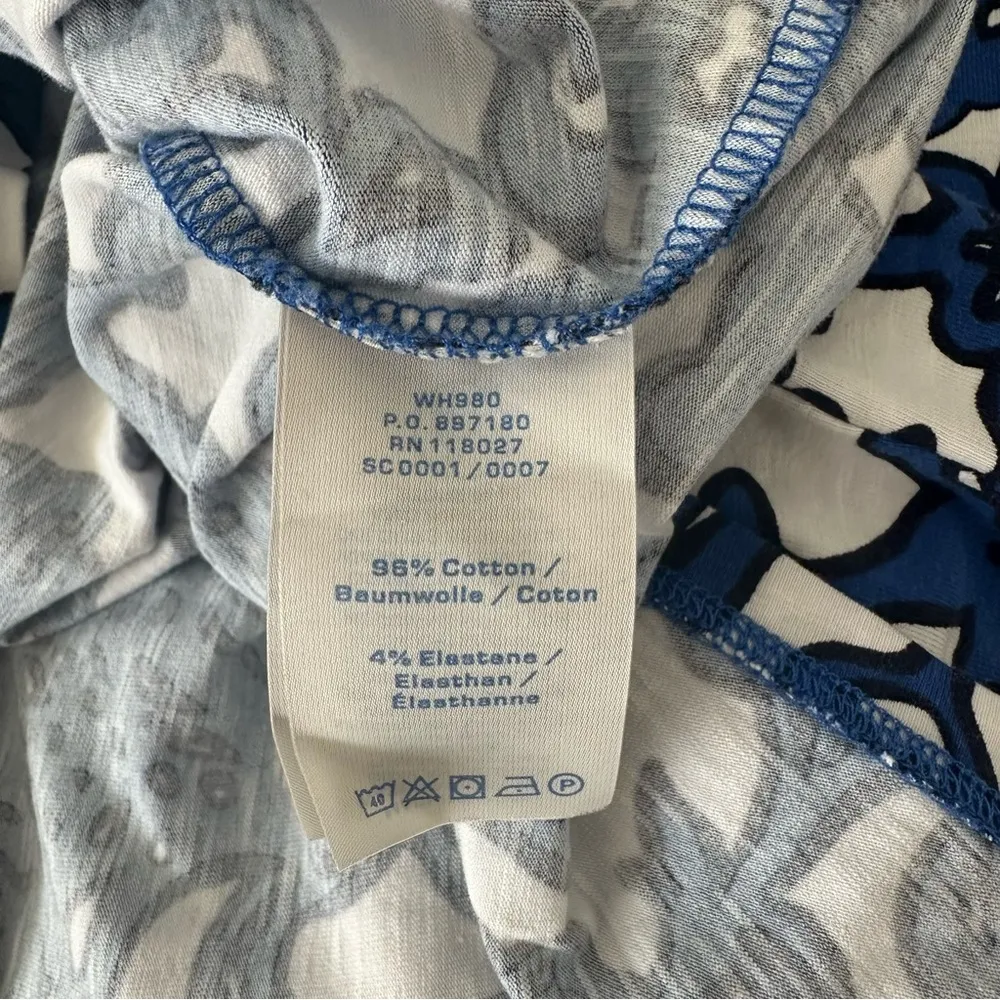 Boden Blue Floral Summer Dress Size 4 - Image 7