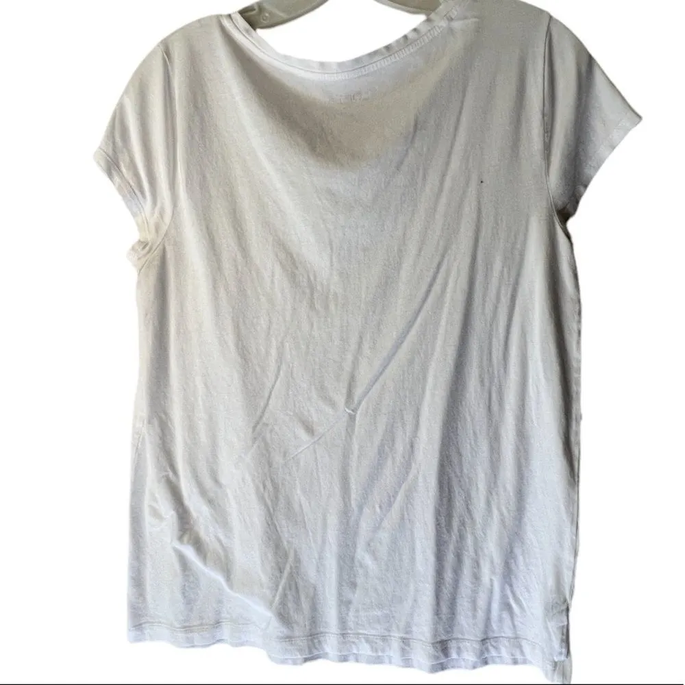 Loft White T-Shirt - Image 3