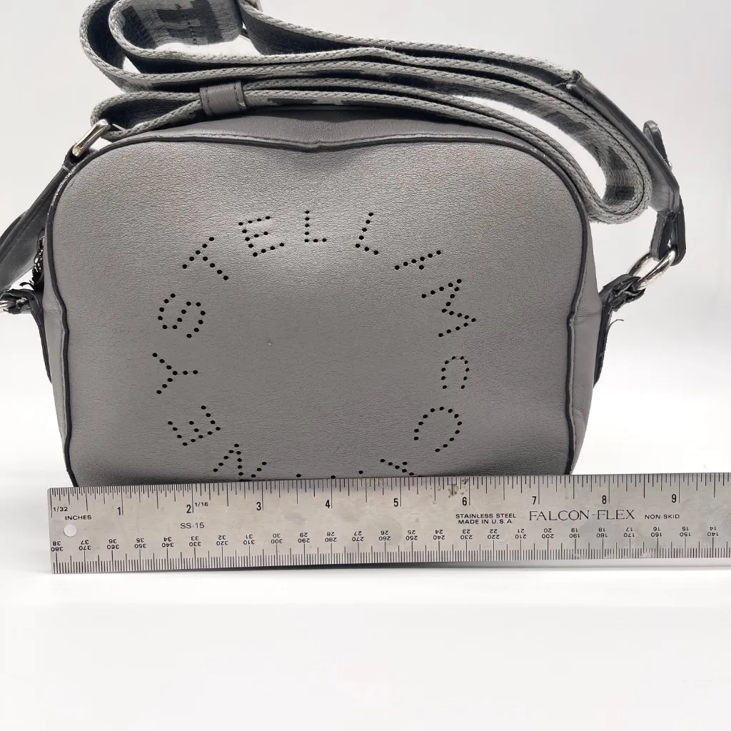 Stella McCartney Authentic Grey Logo Crossbody Camera Bag Preowned - Image 8