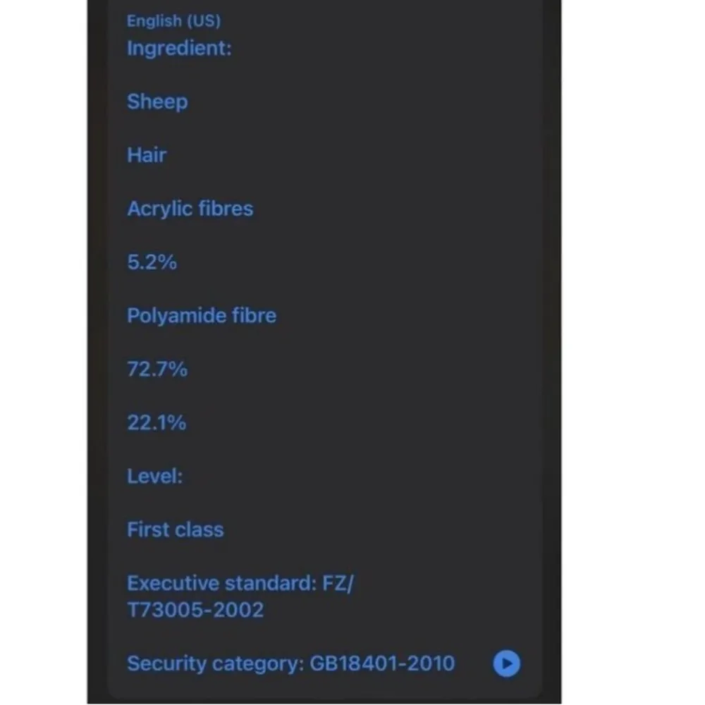 𝅺Vintage sheep hair dress sweater SMALL multi Long Sleeve comfy cozy crew neck Blue - Image 11