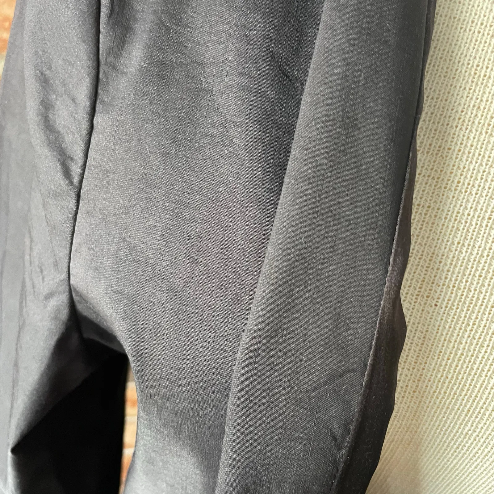 Eileen Fisher Black Open Jacket Size 16 Blazer Career Quiet Luxury - Image 3