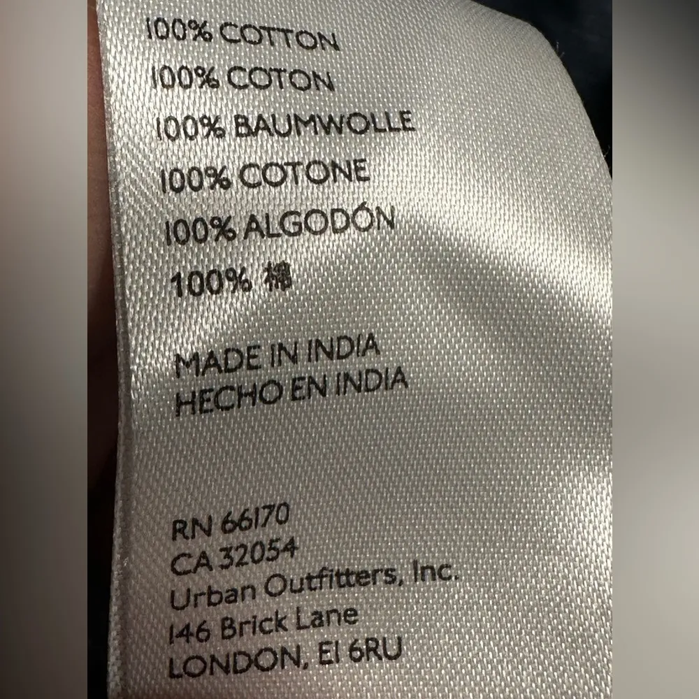 Anthropologie Pilcro blue long sleeve ruffled open back top - Image 7