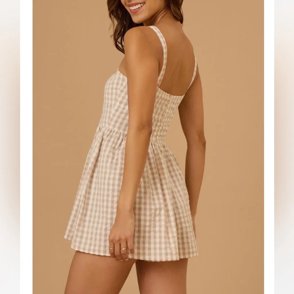 Altar’d State Gingham Romper - Image 2