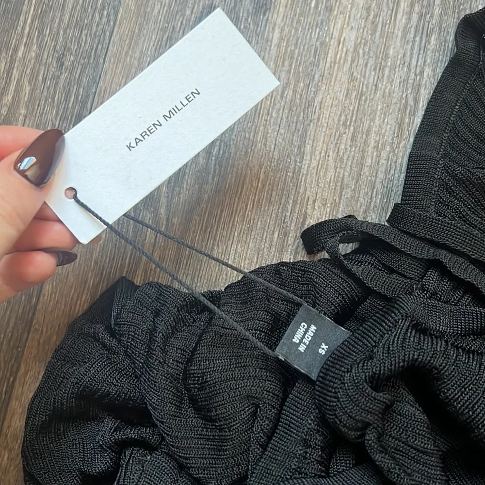 Karen Mullen Asymmetric Ruched Slinky Dress - Image 6