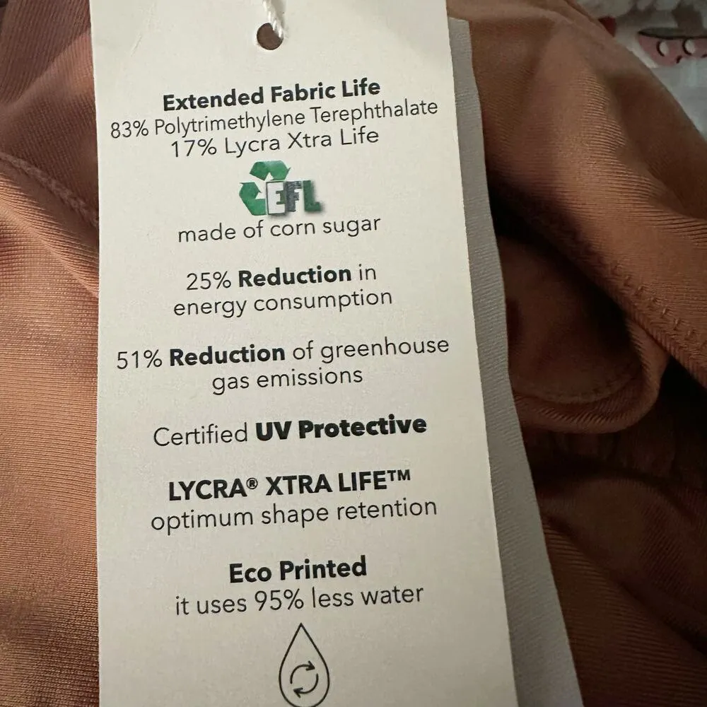 FREE PEOPLE x HAH Cut To The Chase One Piece Bodysuit Swimsuit Brown Sugar Size XS - Image 4