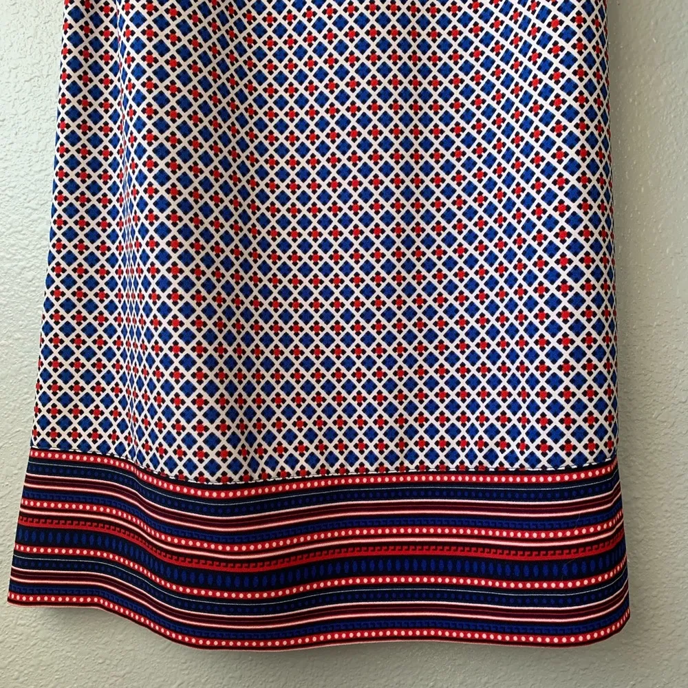 Merona shift dress sz XS scoop neck tie mid length - Image 2