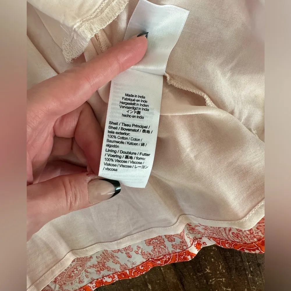 NEW!  Ruffle-collar mini dress in cotton poplin floral bouquet - Image 6