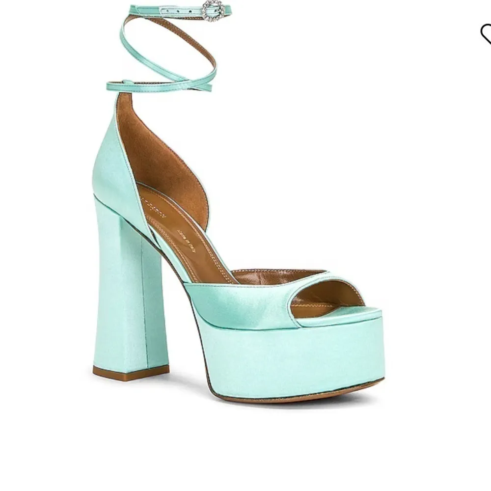 Arielle Baron Dolce Heel in Aqua Size 8.5 - Image 2