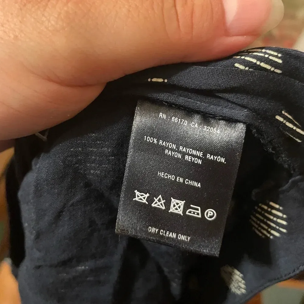 CARTONNIER PRINTED PALAZZO PANTS Blue Size 6 - Image 5