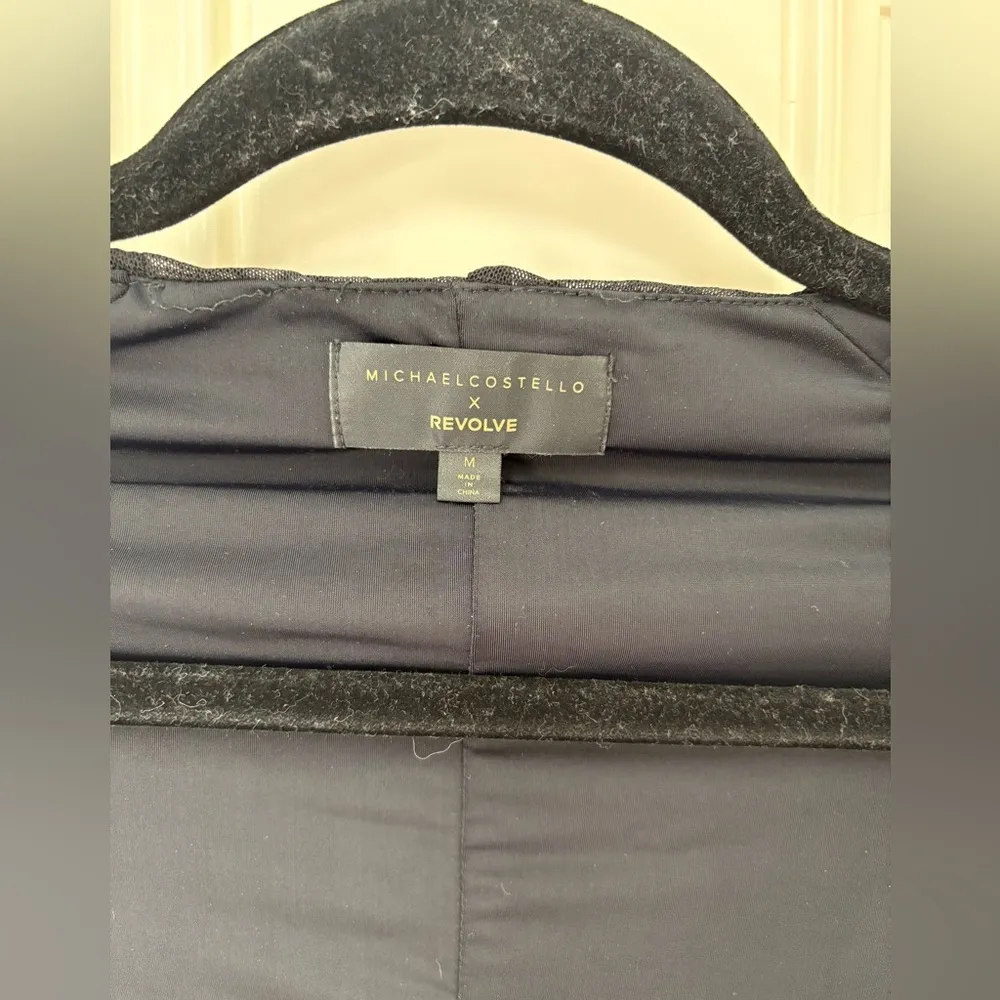 Micheal Costello x REVOLVE Franky Mini Dress in Black Size Medium - Image 3