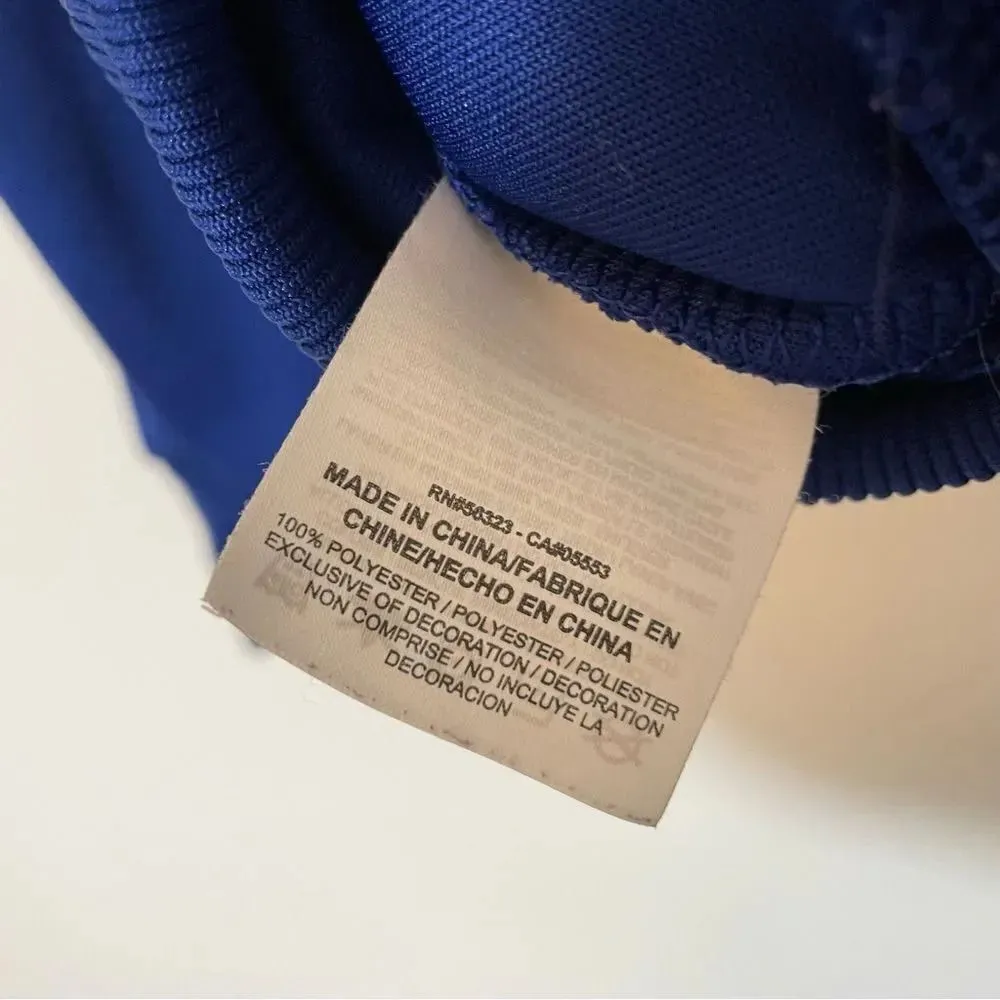 Women’s Nike Athletic Department Deep Blue Track Style Jackets Full Zip Size XL - Image 8