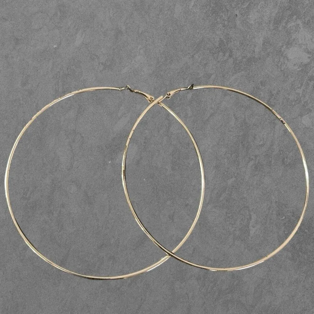 Bundle of Gold Toned Jewelry Earrings & Anklets Target Brands - Image 2