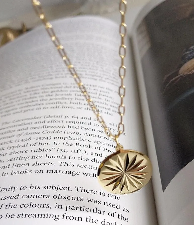 Coin Necklace/ Two Ways To Wear Front And Back - Image 2