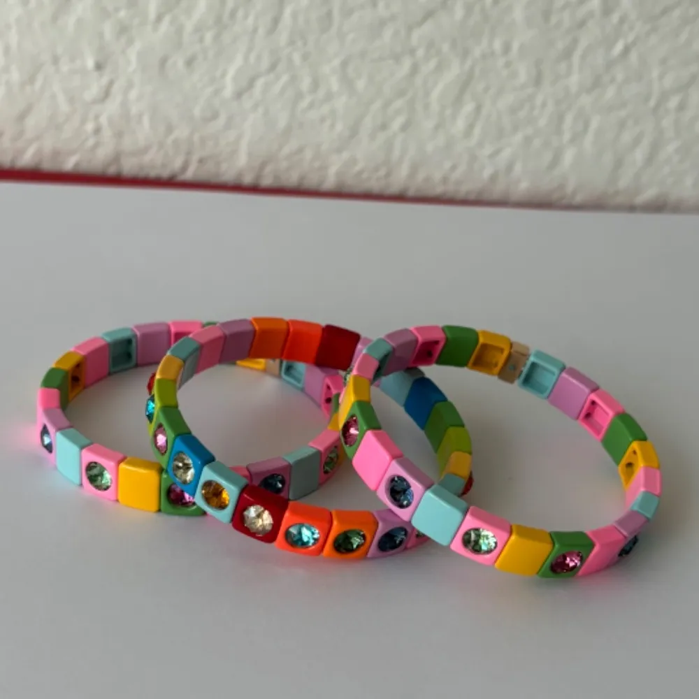 NWOT Roxanne Assulin stack crystal bracelet set of three - Image 7