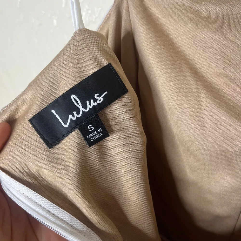 Lulus Women's Amazing Allure White Crochet Lace Bodycon Midi Dress Size Small - Image 6