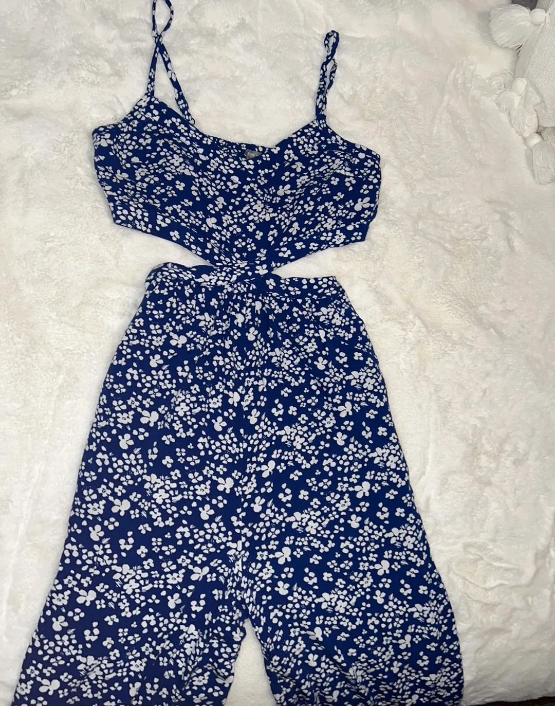 Aerie Floral Cut Out Jumpsuit - Image 5