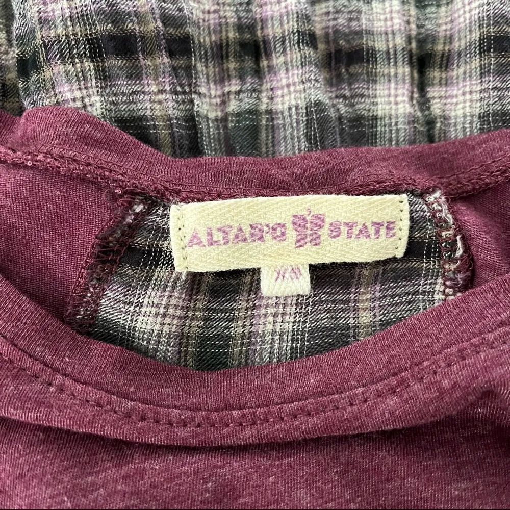 Altar’d State Cotton Blend Hi-Low Casual Dress, Sz XS - Image 8