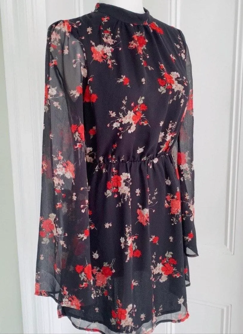 Sheer Floral Dress - Image 3