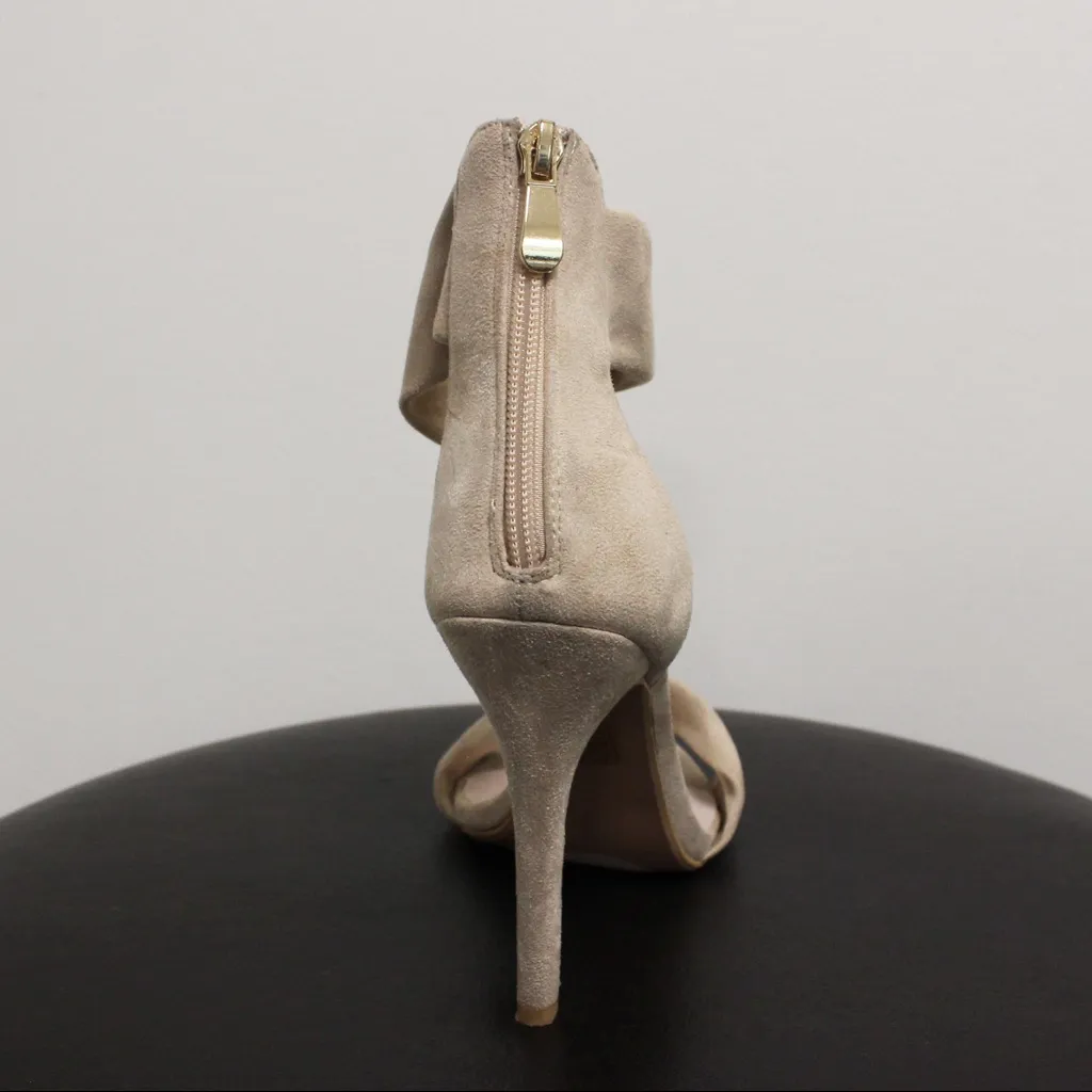 Nude So Me Strap Heels 8.5 4” Heels - Image 6