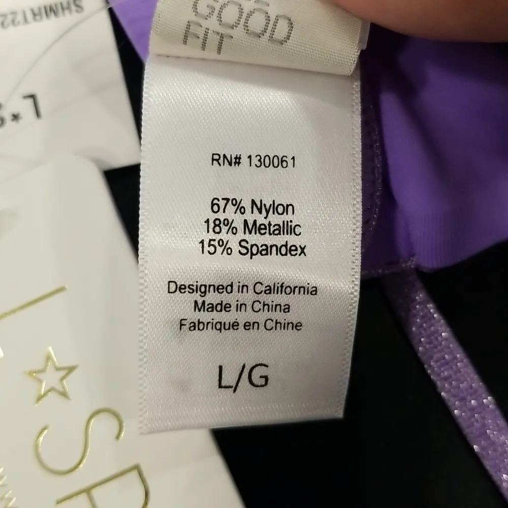 💕L*SPACE💕 Marley Top + Aubree Bitsy Bottom ~ Shimmer Amethyst Large L NWT - Image 10