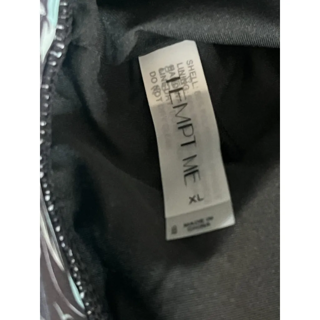 Tempt Me Swim Suit Set 3 Piece Womens Size XL Swim Tops Shorts Black Teal NWT - Image 9