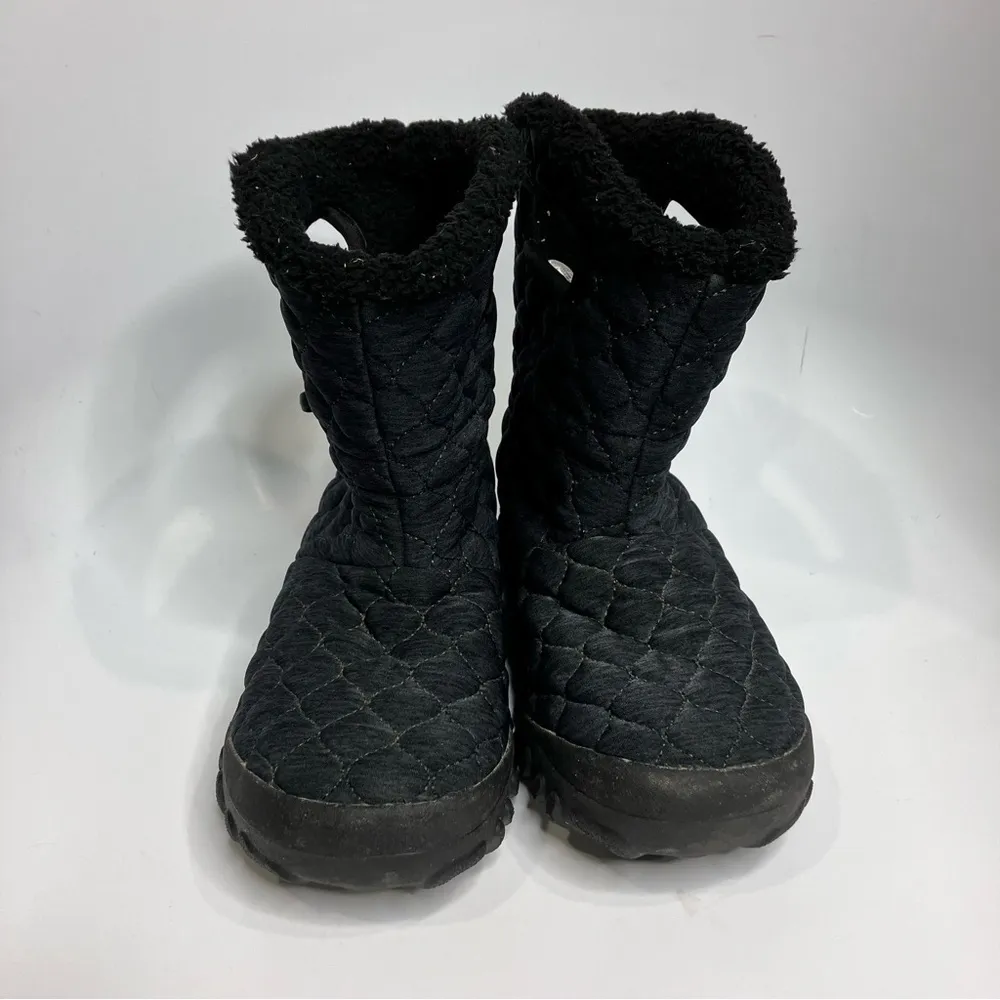 Bogs B Moc quilted pull on‎ boots insulated black size 7 - Image 6