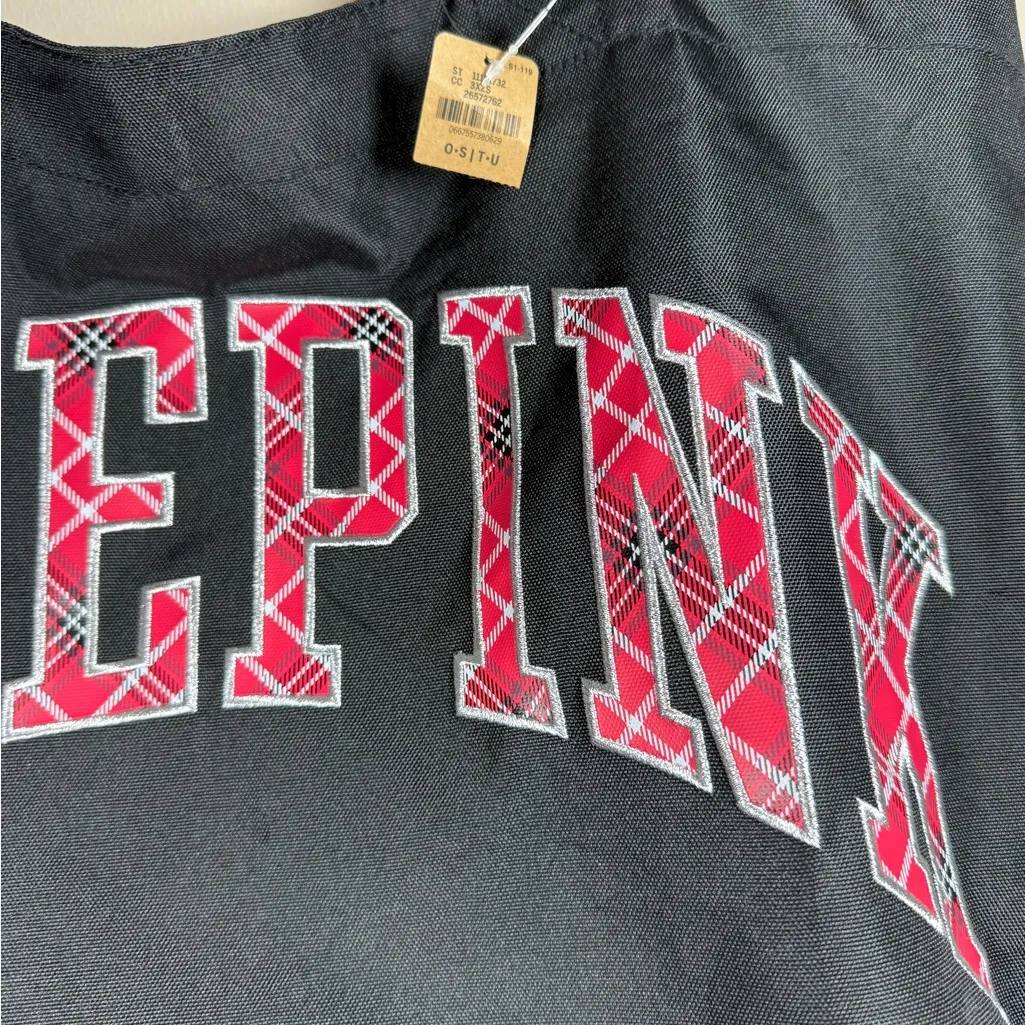 Victoria’s Secret NWT Zip Top Holiday Plaid Tote Bag - Image 3