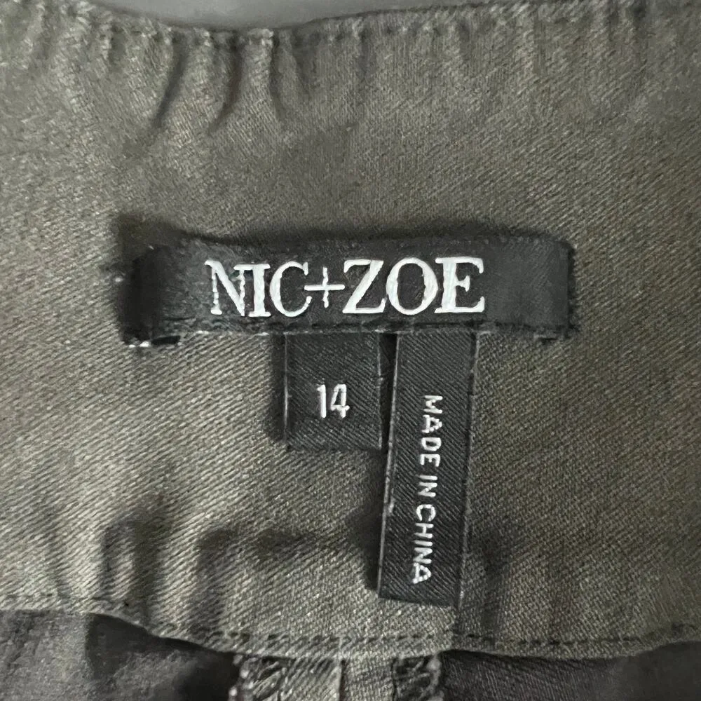 NIC+ZOE Womens Dress Pants 14 Pull On Stretch Business Career Office Workwear - Image 2