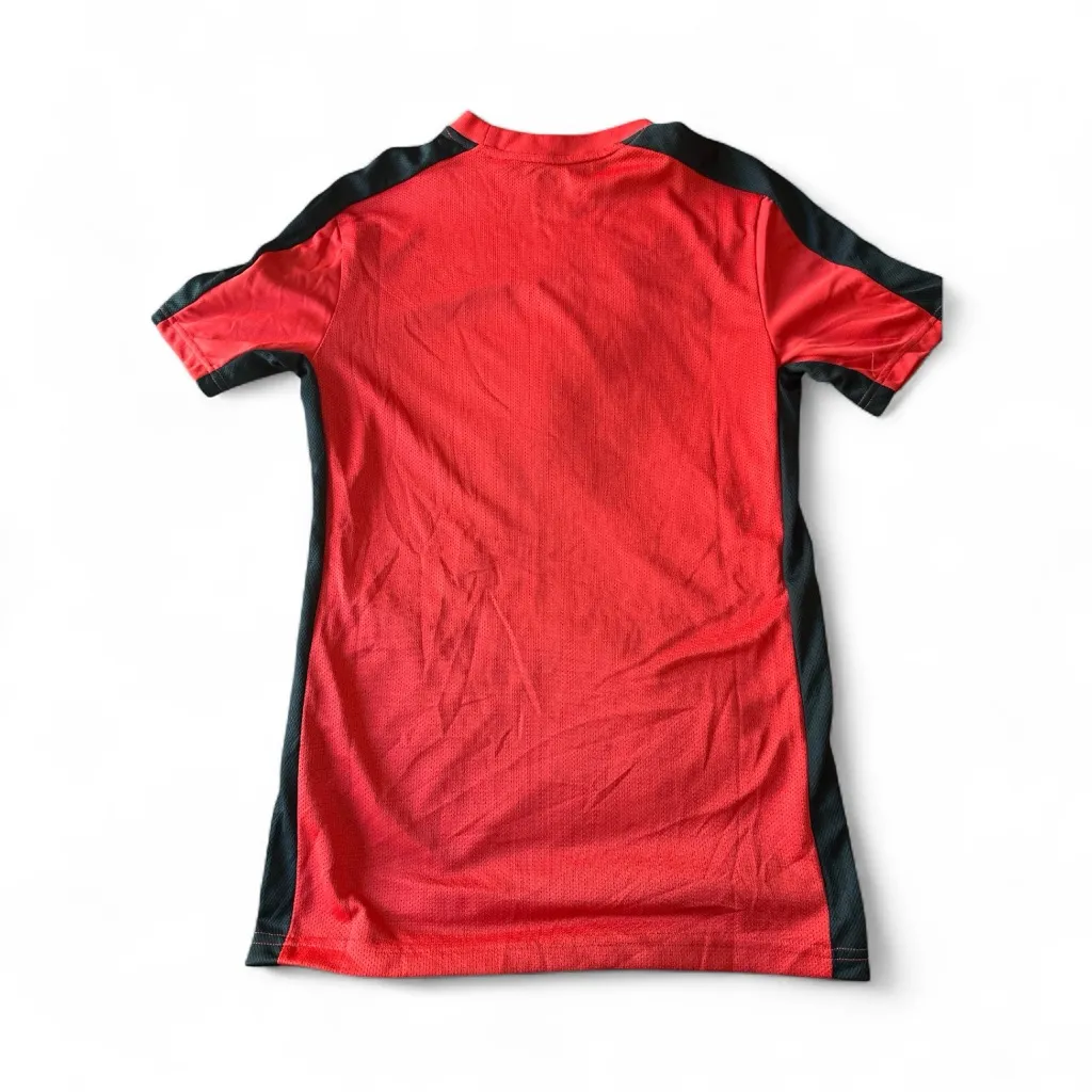 NWOT Nike Women's Dri-Fit Academy Soccer Red and Black Athletic Top S - Image 6