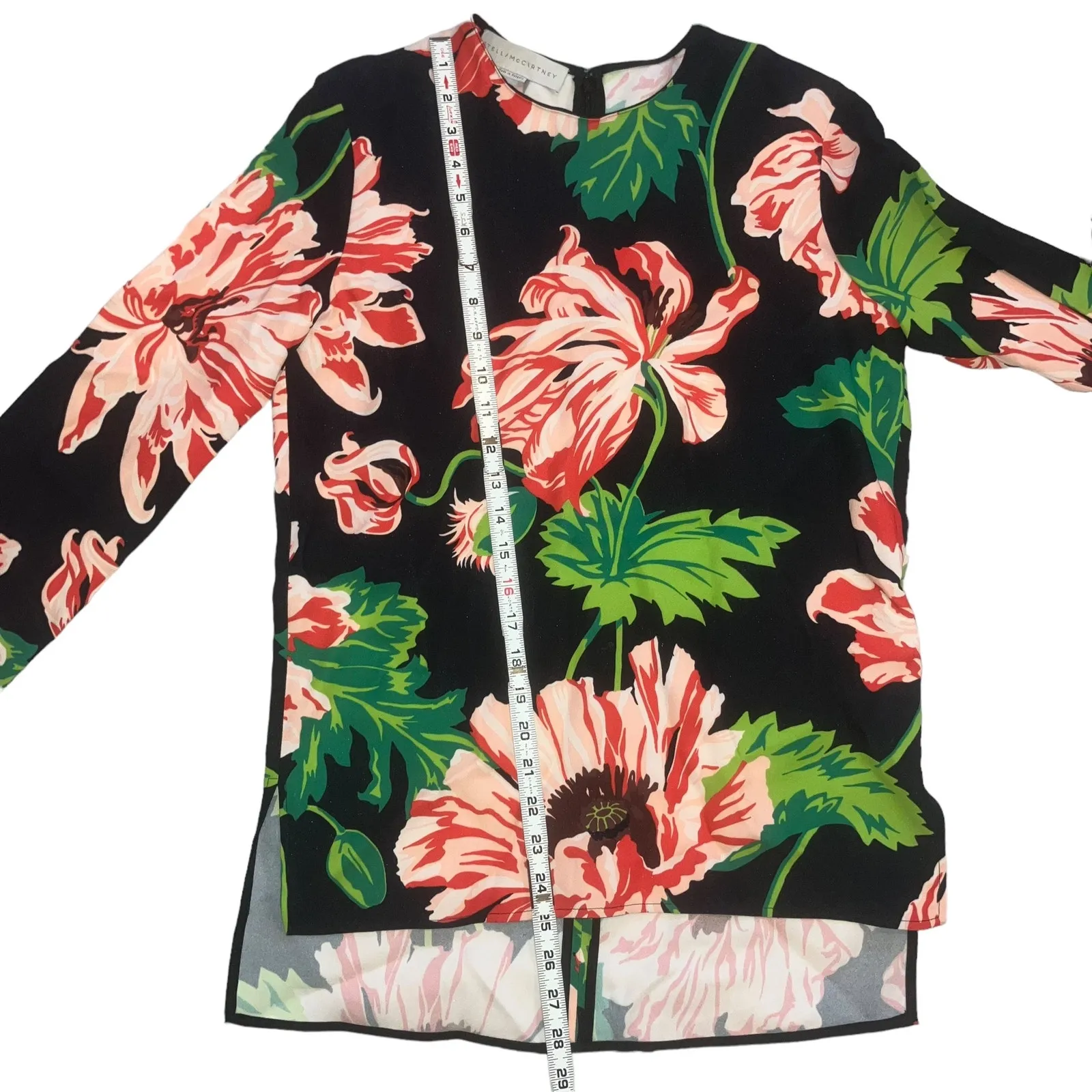 Stella McCartney Long Sleeve Tropical Print Ada Top- sz 38 8 M - Image 7
