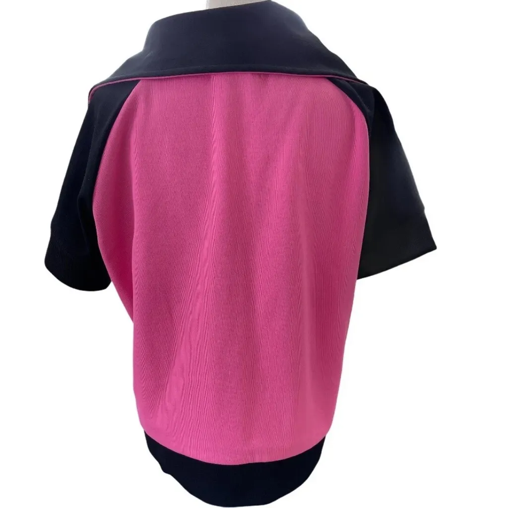 LRL Lauren Ralph Lauren Active Wear Women's Zip Up‎ Shirt Pink SZ M pre owned Size M - Image 5