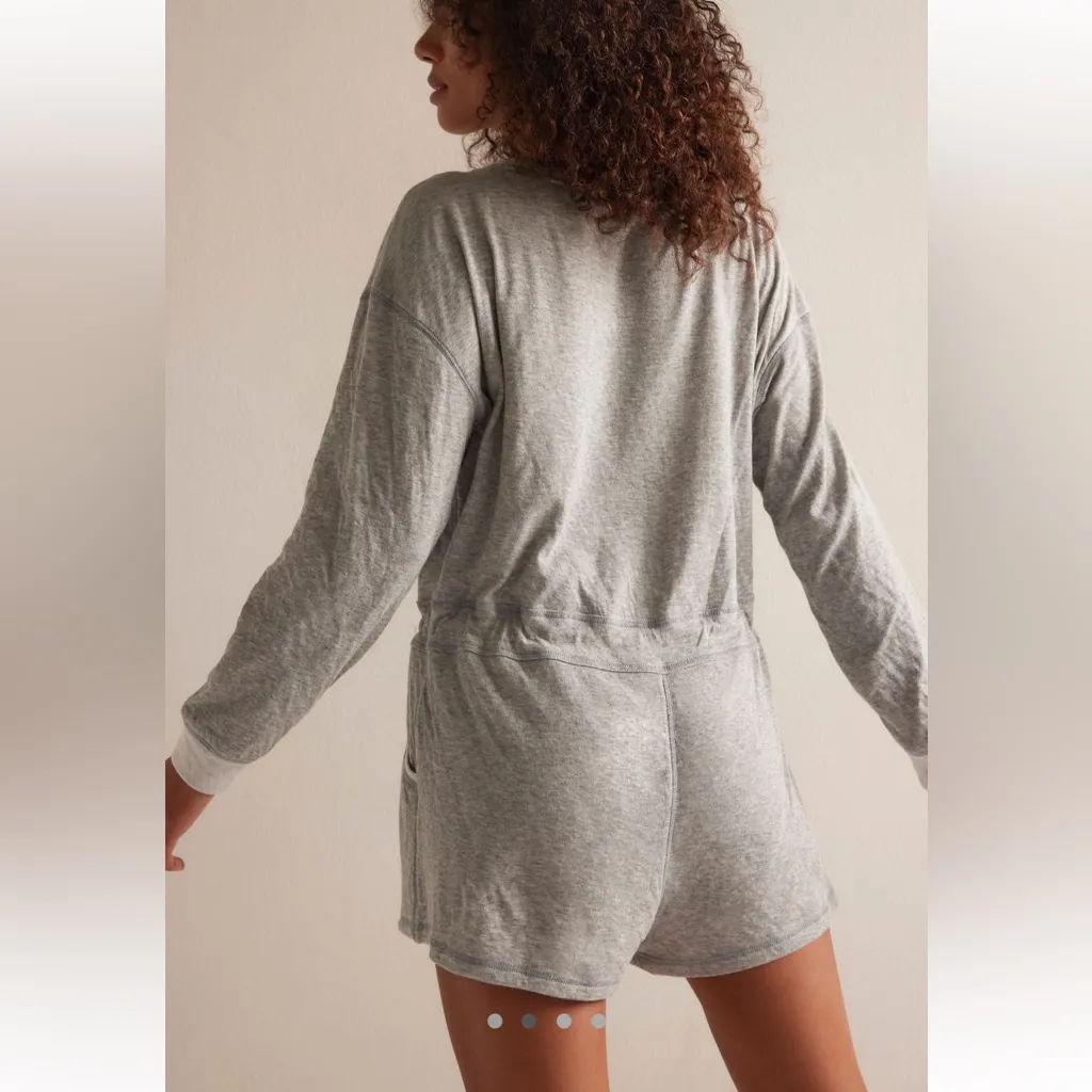 Free People Wait A Minute Short Romper size Small - Image 2