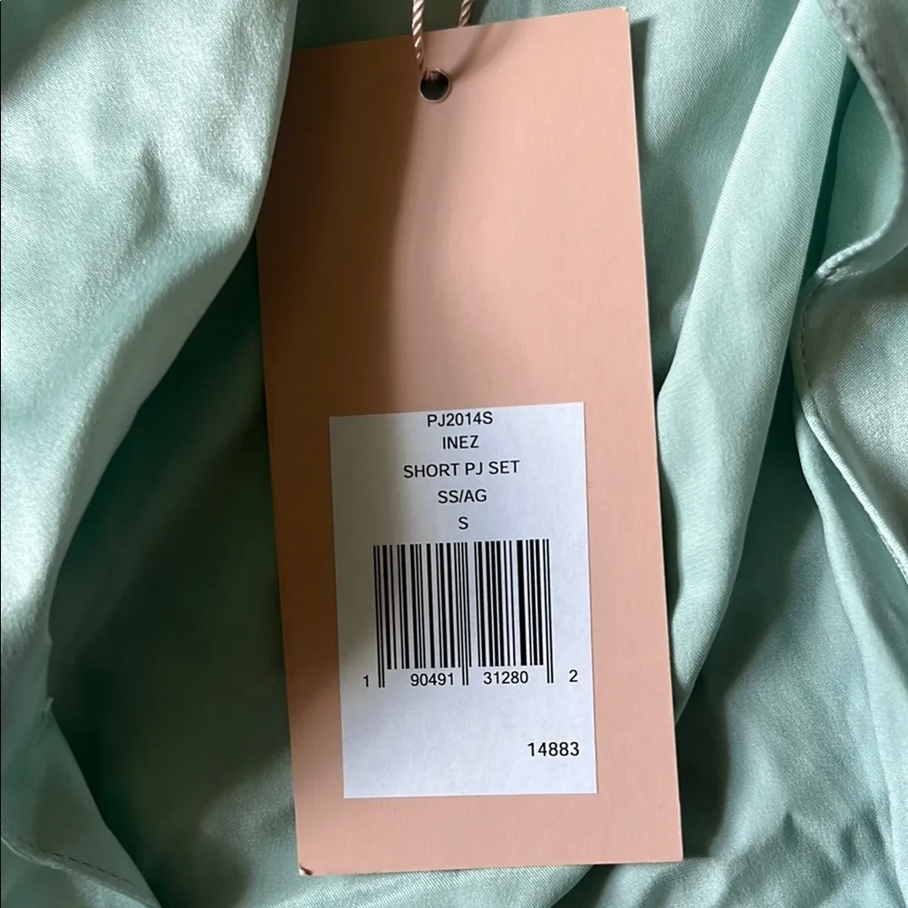 Eberjey Blue Button Down Shirt Relaxed Lightweight - Image 8