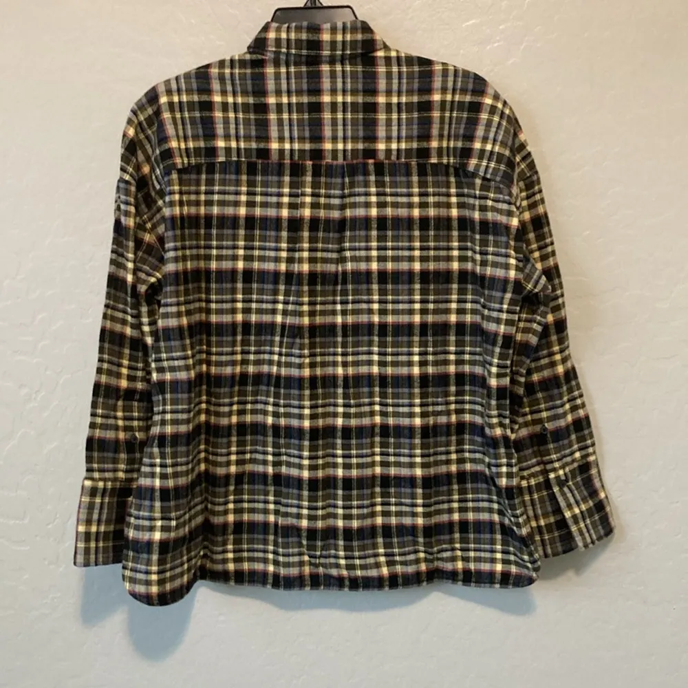 EVERLANE BOXY FLANNEL BUTTON UP - Image 5