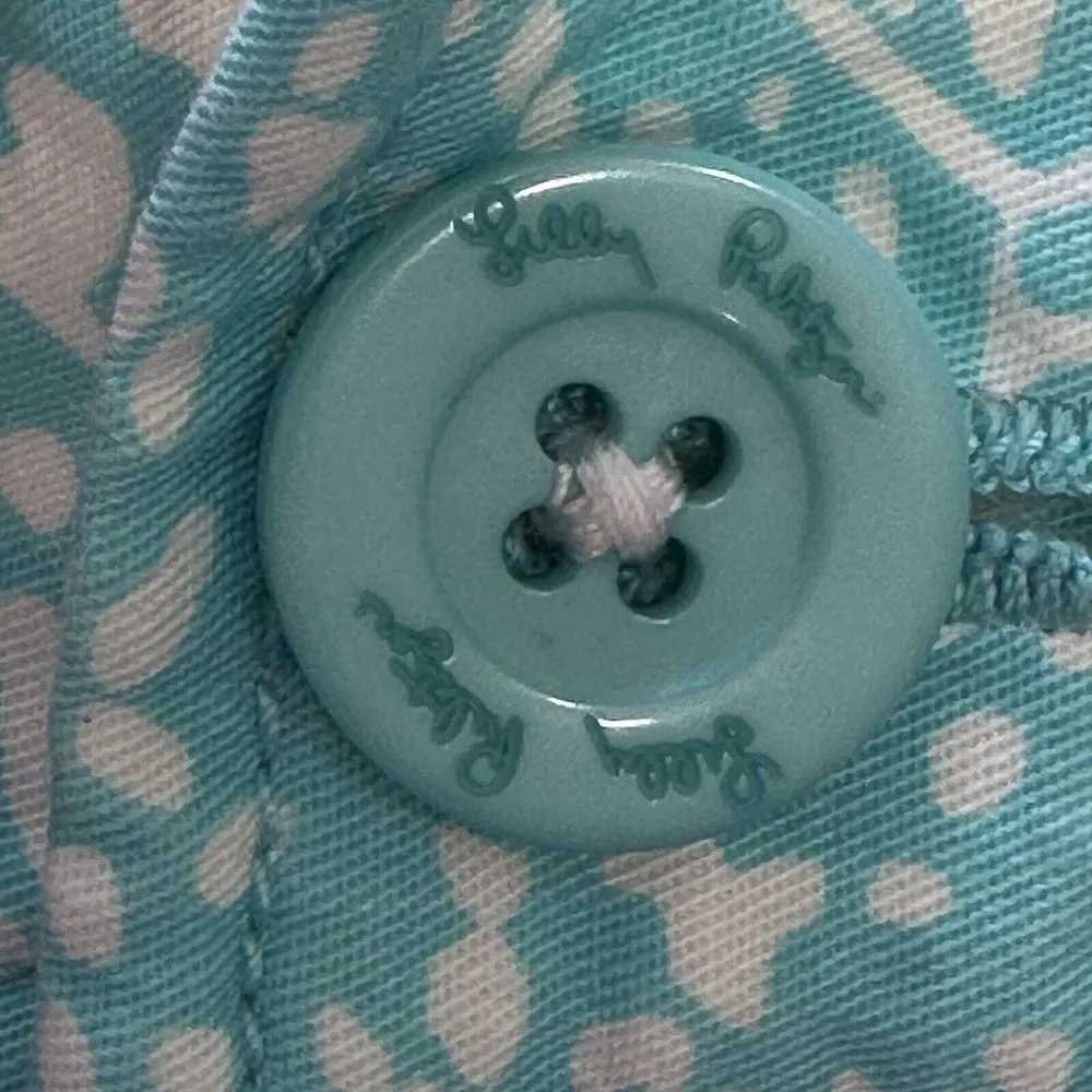 Lilly Pulitzer Walsh‎ Shorts Shorely Blue Ice Cake Size 2 - Image 3